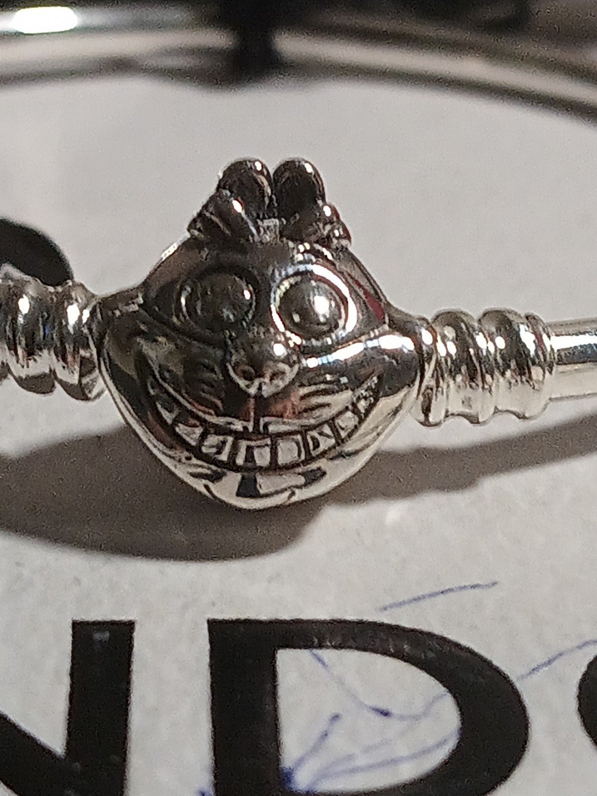 Pandora Disney authentic new sterling silver Alice in wonderland Cheshire 6.69-7