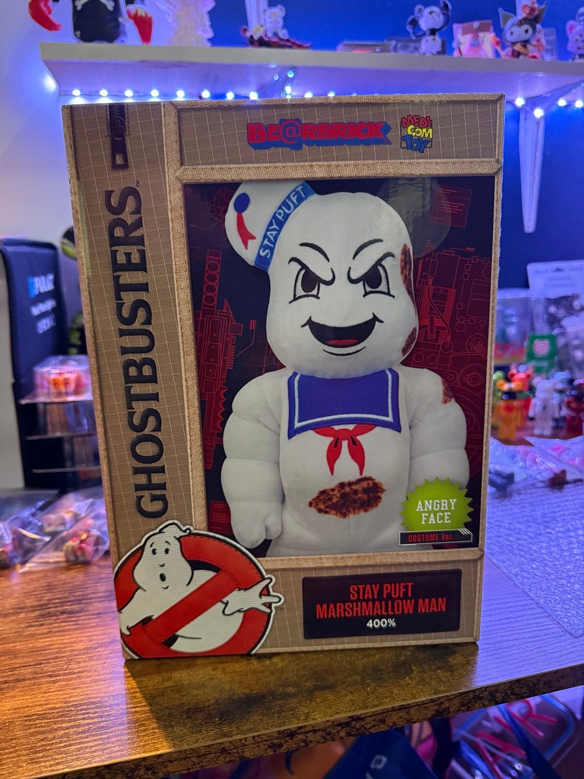 祝開店！大放出セール開催中 BEARBRICK MARSHMALLOW MAN ANGRY 400% SF・ファンタジー・ホラー
