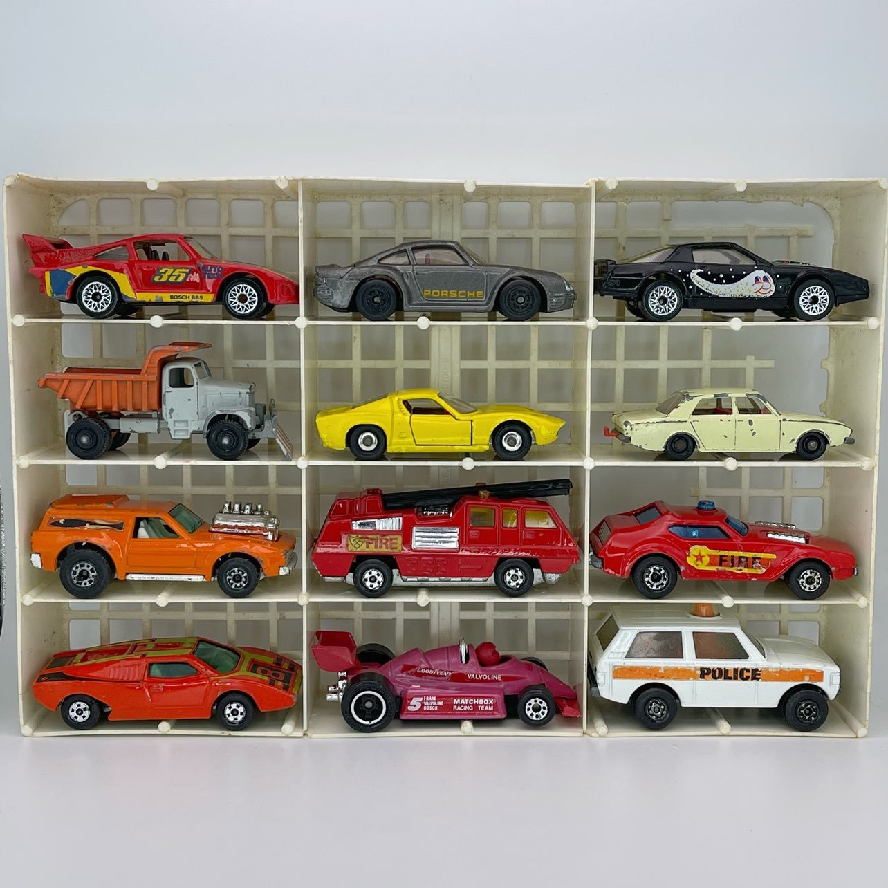 Vintage Matchbox Lesney LOT Vantastic Police Patrol Lamborghini Firebird Porsche