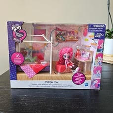 My Little Pony Pinkie Pie Slumber Party Bedroom Set RARE