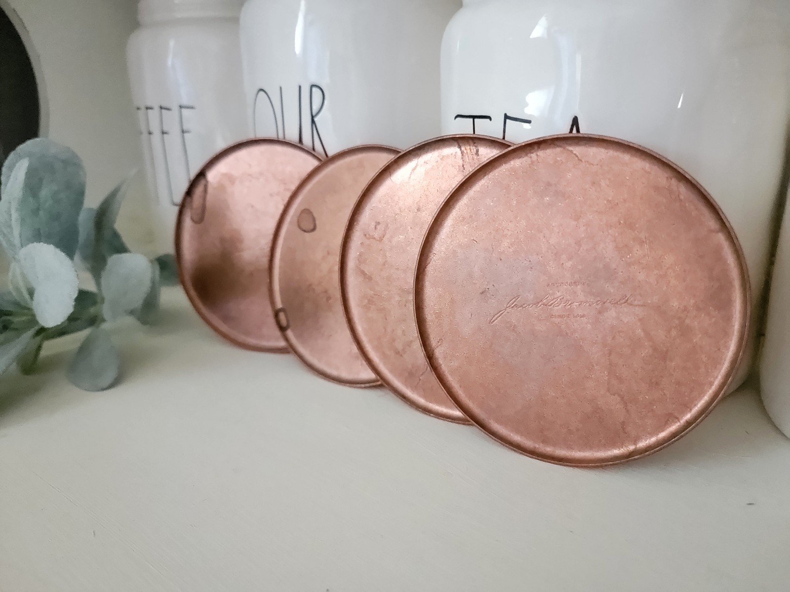 Jacob Bromwell Copper Coasters