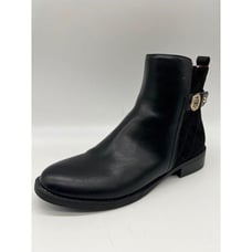 Tommy Hilfiger Womens Rezin2 Black Ankle Boots Size 6M