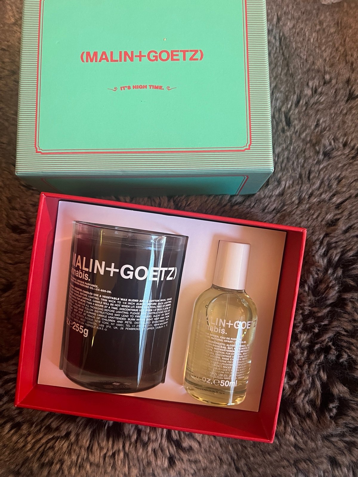 MALIN + GOETZ Cannabis Perfume Candle Gift Set It’s High Time