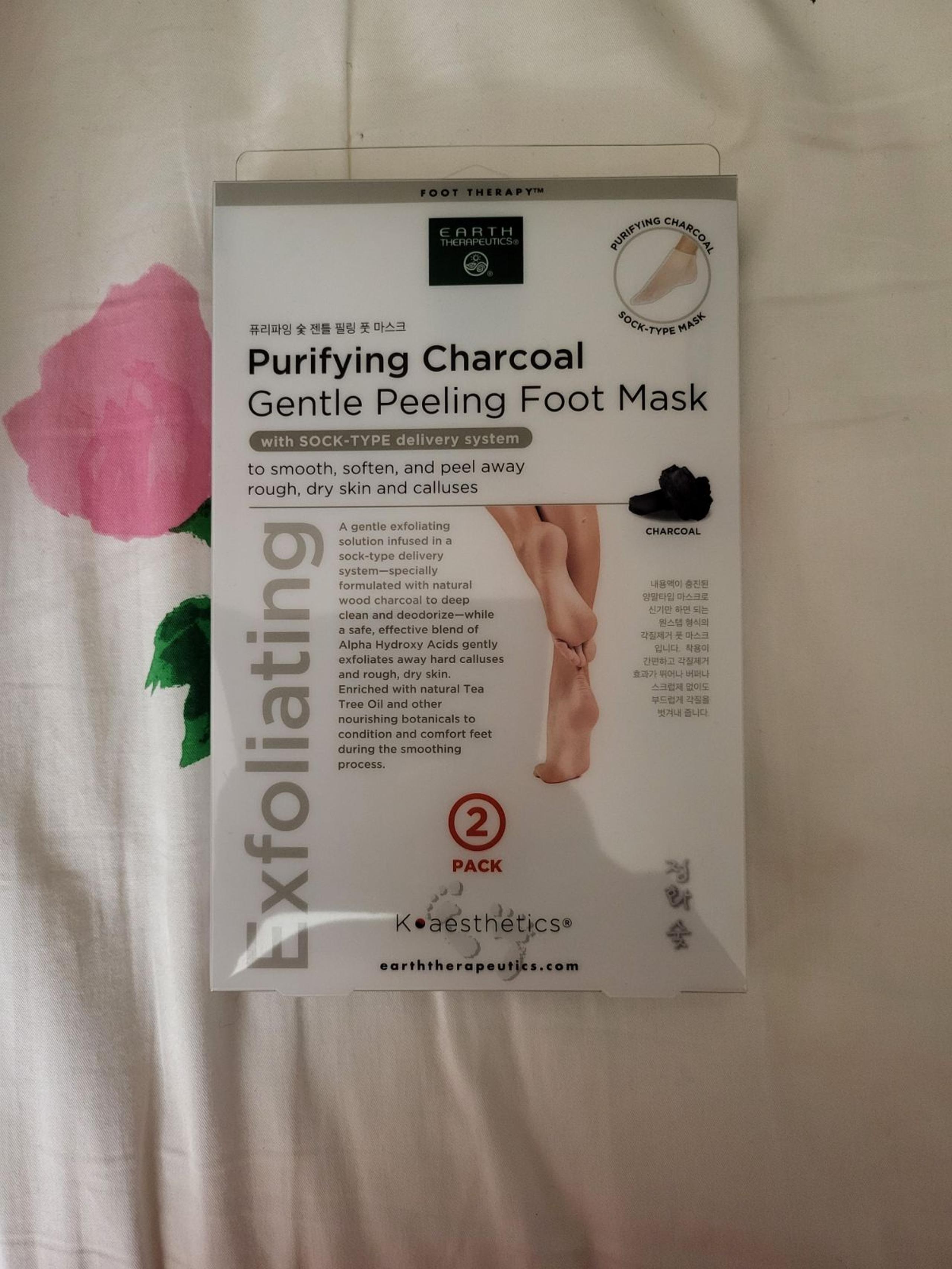Purifying Charcoal Peeling Foot Mask