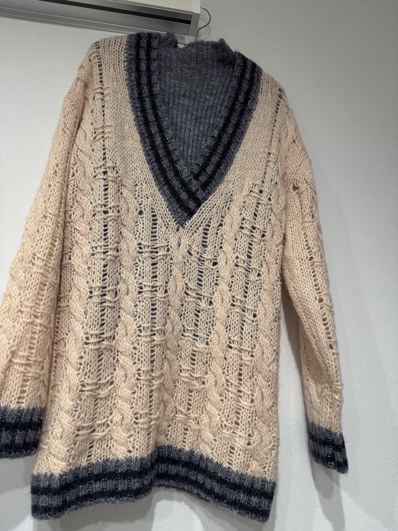 AMERI SOFT CABLE TILDEN KNIT TOP