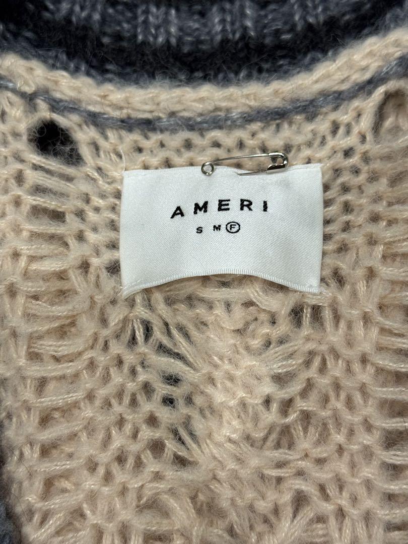 Ameri（アメリ）の「SOFT CABLE TILDEN KNIT TOP（ニット