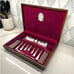 Oneida 1930’s Community Tudor Plate Skyline / Skycrest 8-Serving Flatware In Box