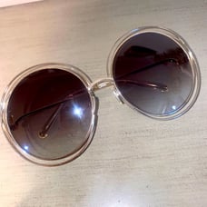 Chloe Round Sunglasses 62mm