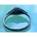 Vintage Southwest Blue Turquoise Ring With Flowers Sz 7 3/4