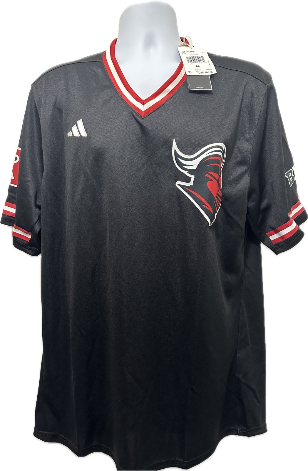 Rutgers University Scarlet Knights Adidas Warmup Jersey Size XL