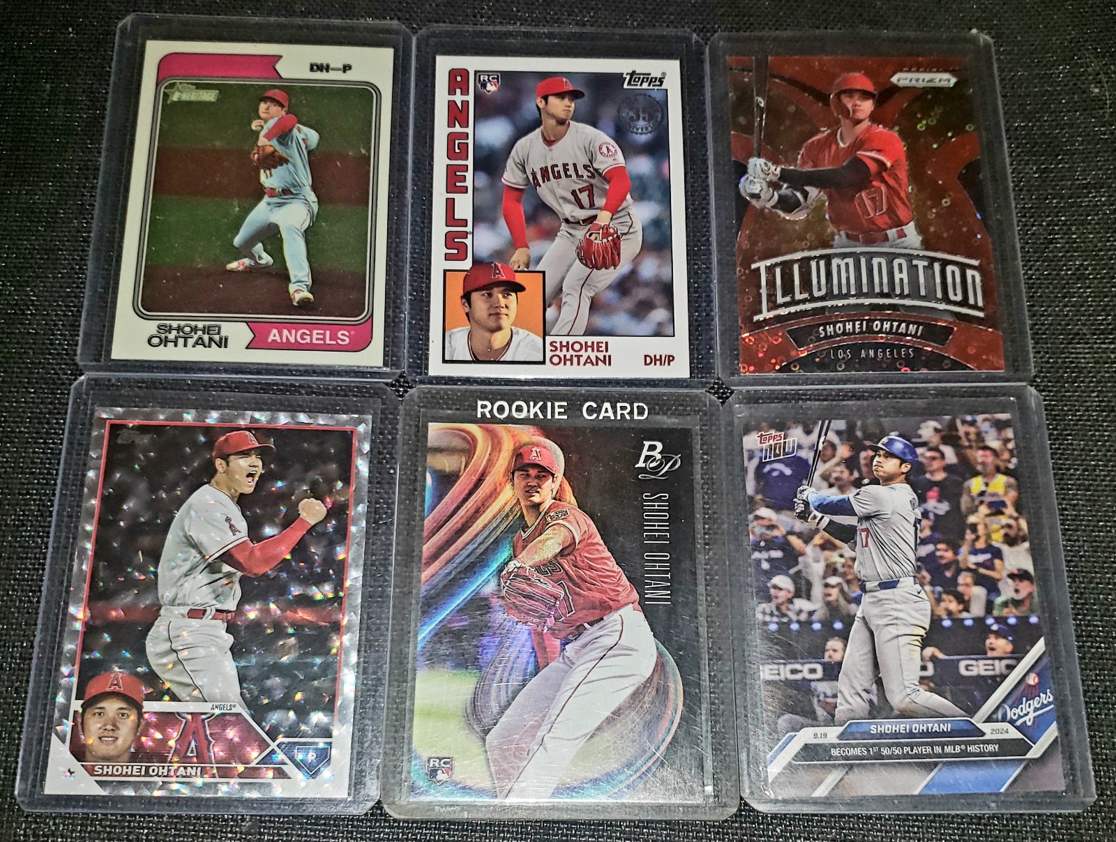 Shohei Ohtani Numbered and Rookie Card Lot