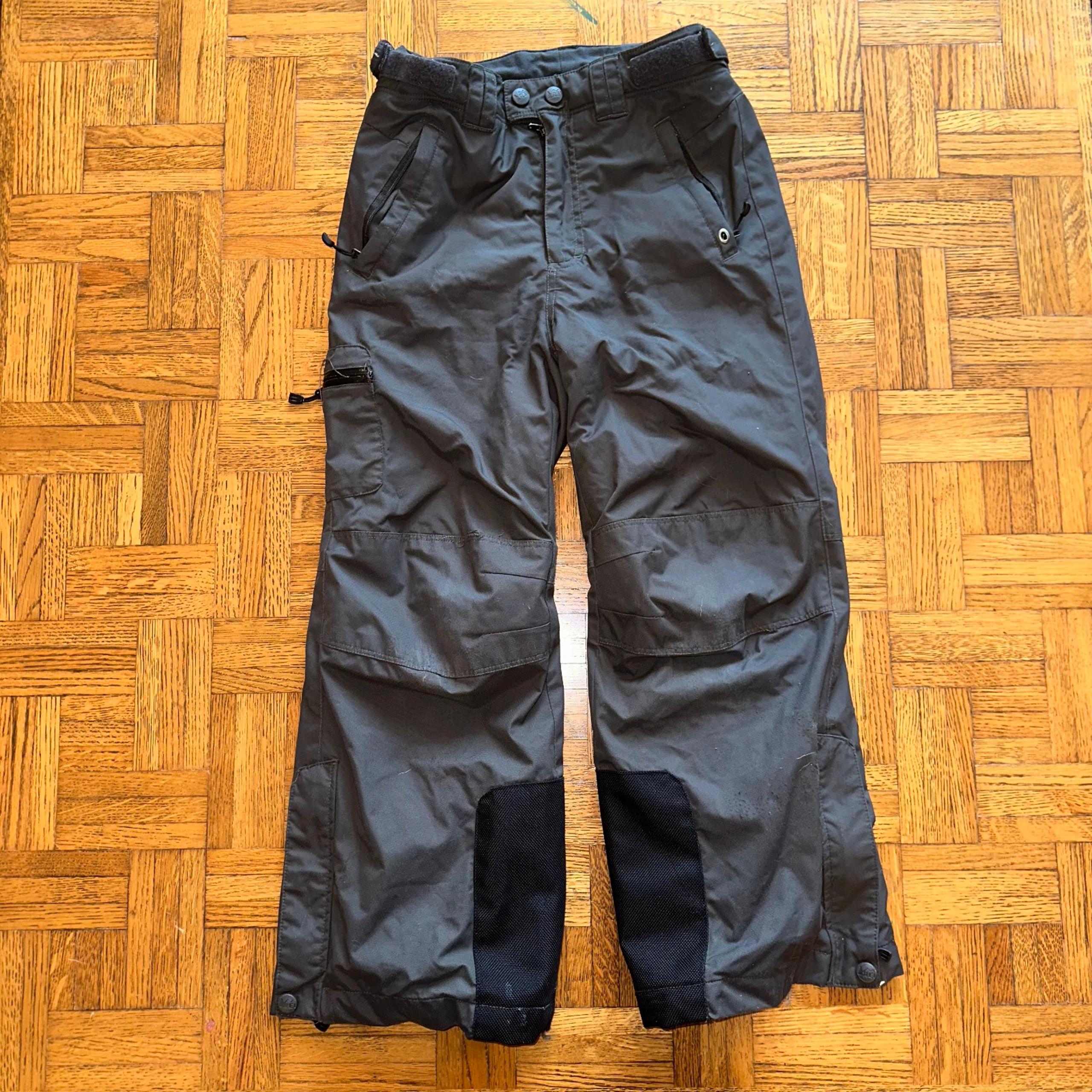 REI Girl's That Grow Ski Snowboard Pants Pockets Purplish Gray Size Xtra Sm 6-7