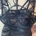 Dreamgirl Strapy Lace Bra and Garter Skirt Lingerie