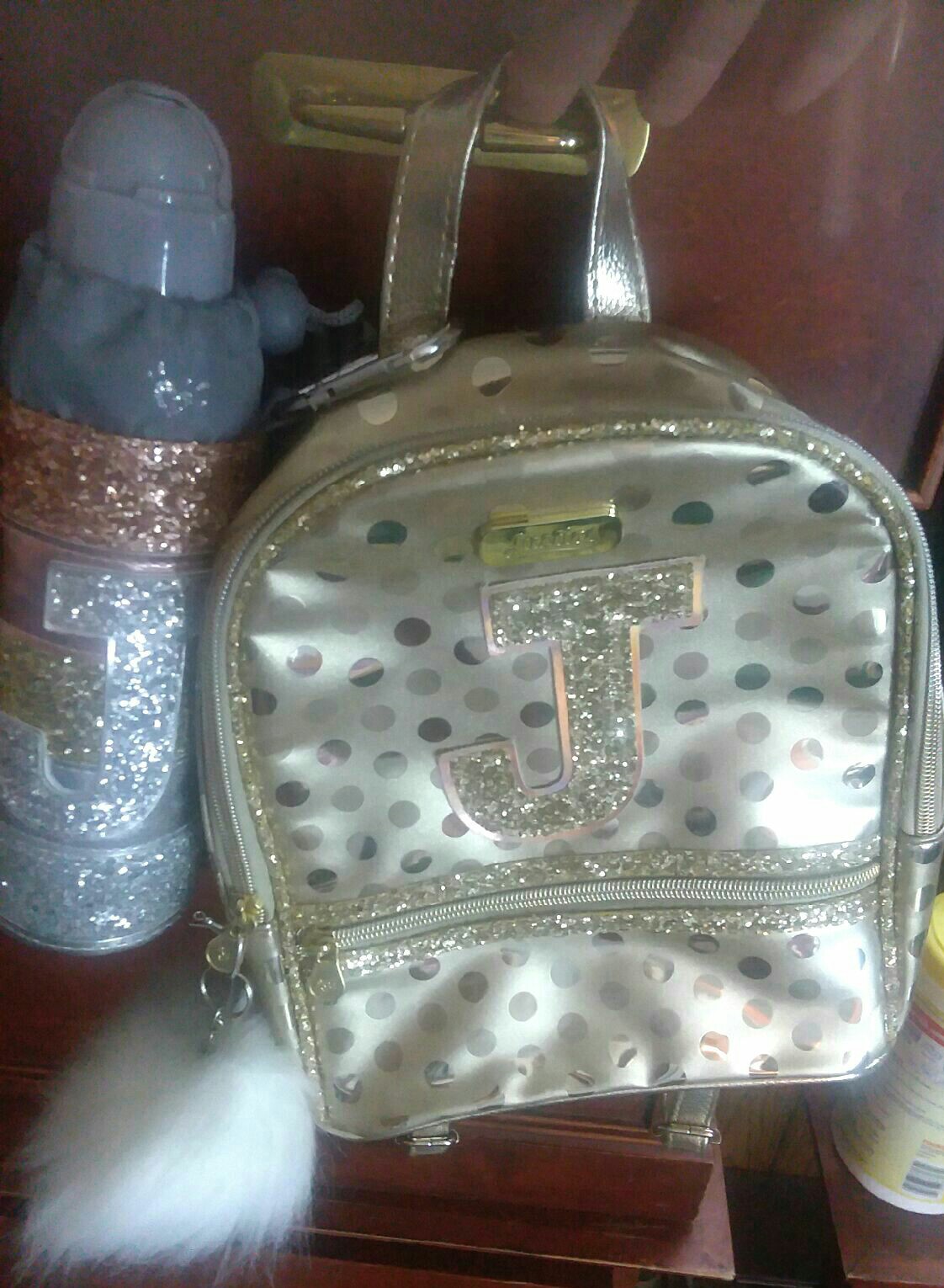 Gorgeous Justice mini backpack / purse a