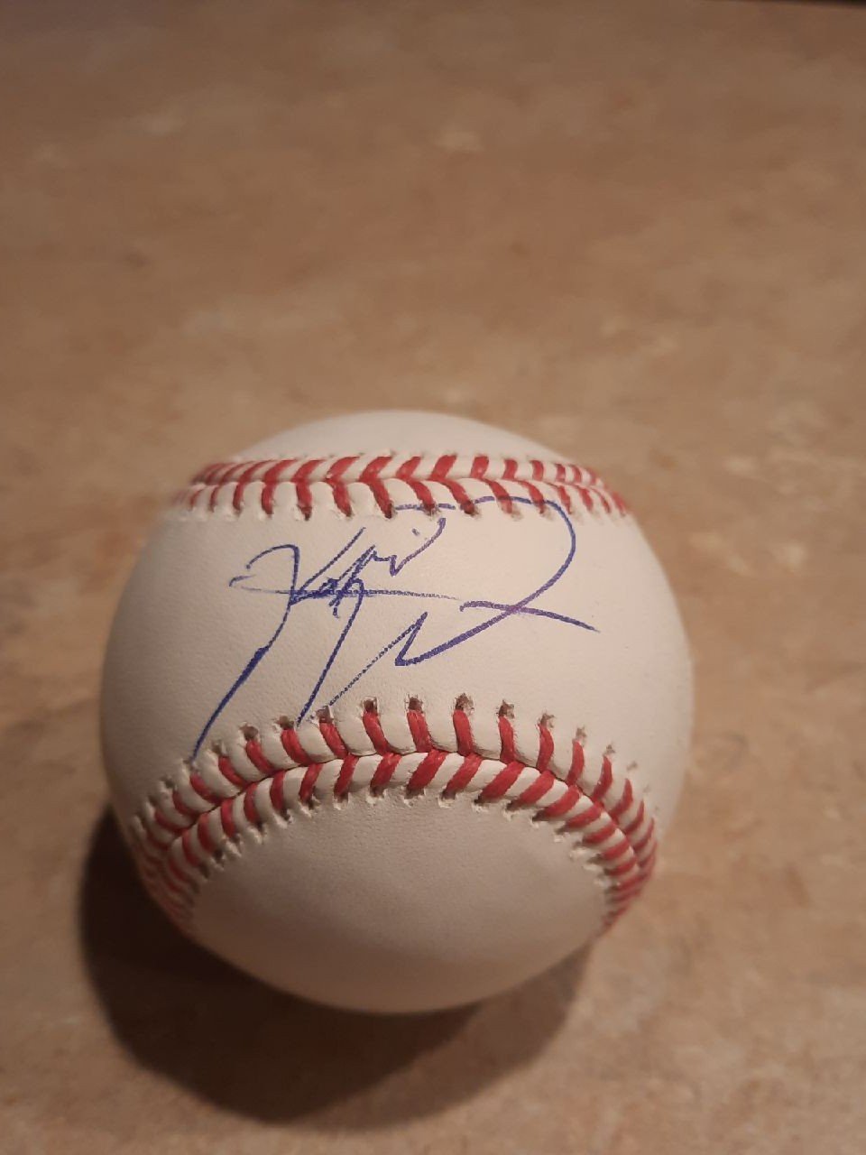 Khalil Watson signed baseball