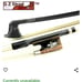 D Z Strad Violin Bow - Model 550 - Carbon Fiber Bow with Ox Horn Fleur-de-Lis Fr