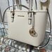 Michael Kors Jet Set Travel Extra-Small Top-Zip Tote Carryall Bag Light Cream