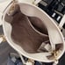 Michael Kors Jet Set Travel Extra-Small Top-Zip Tote Carryall Bag Light Cream