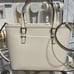 Michael Kors Jet Set Travel Extra-Small Top-Zip Tote Carryall Bag Light Cream