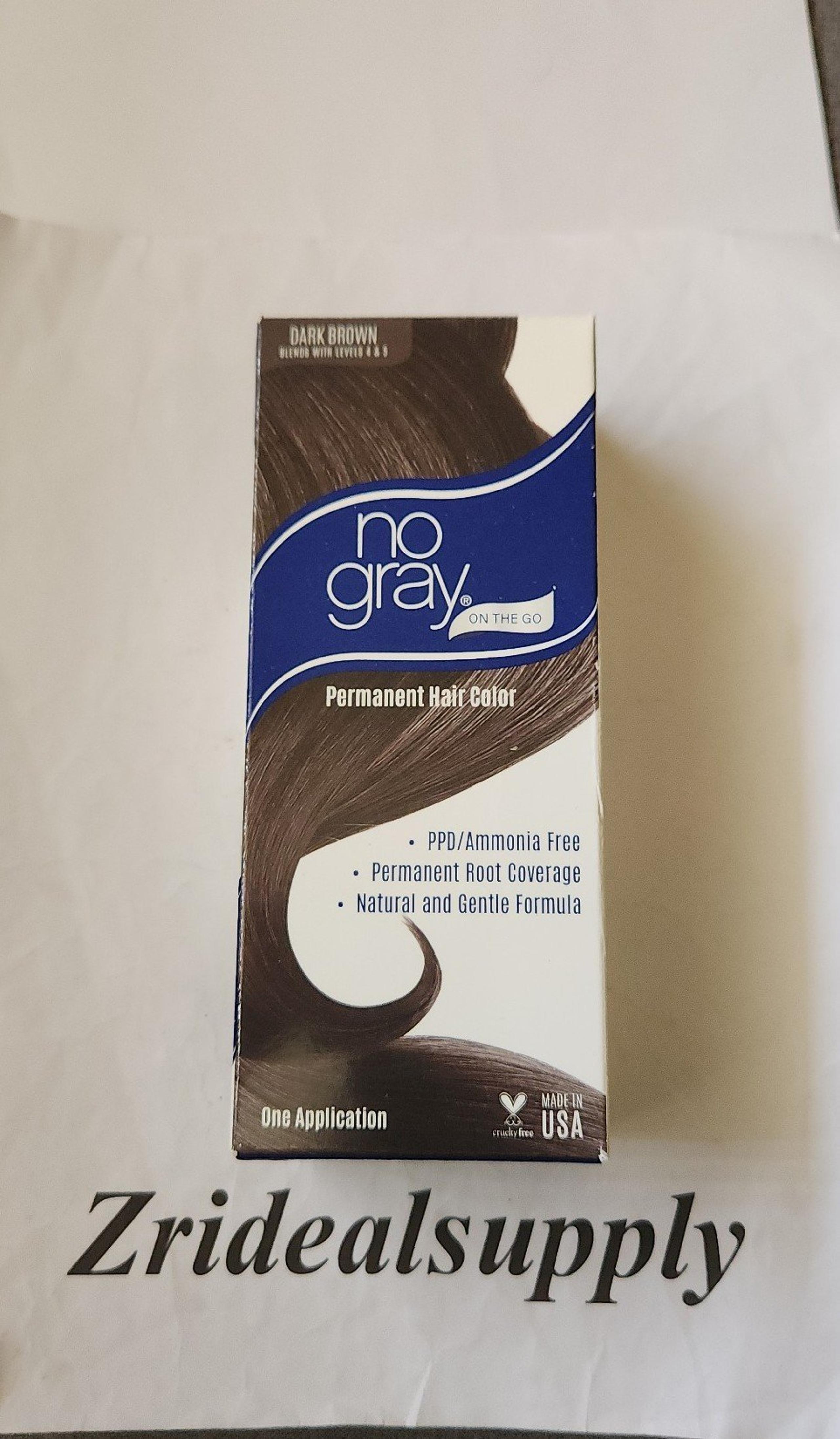 No Gray On The Go Root Touch Up Permanent Hair Color Dark Brown