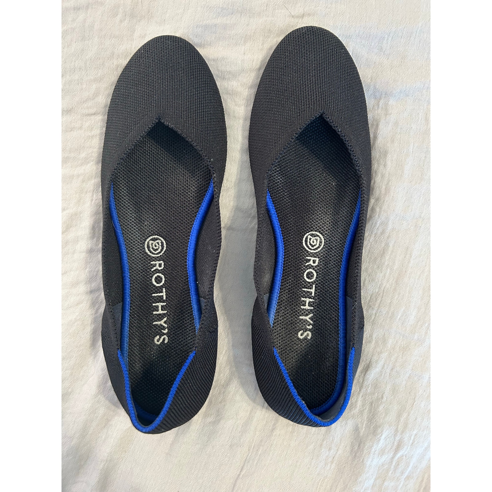 Rothy’s Round Toe Flats Black 10.5