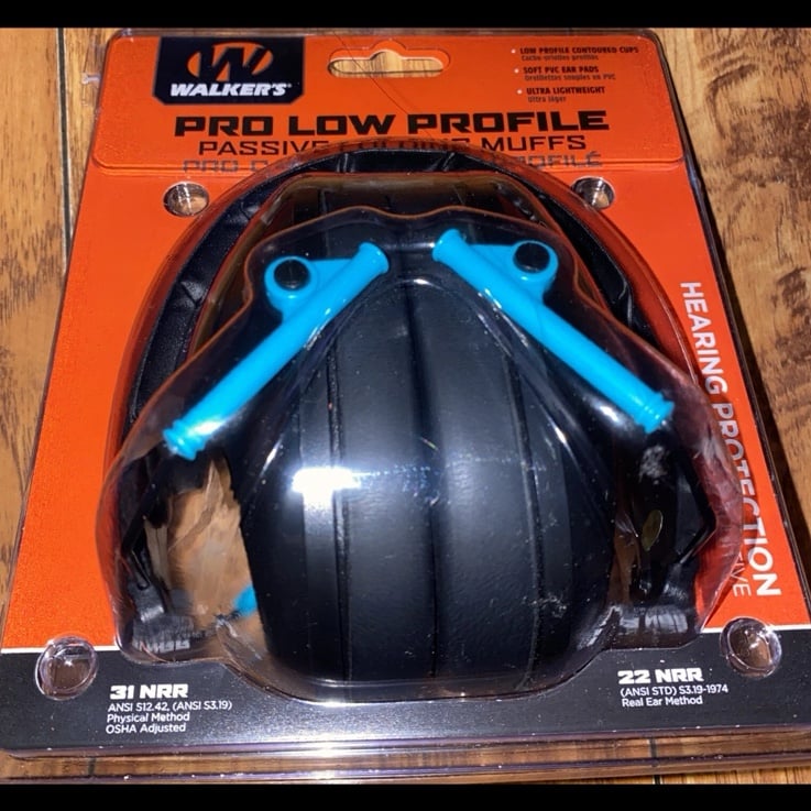 Walkers Pro Low Profile Passive Folding Muff Hearing Protection 31