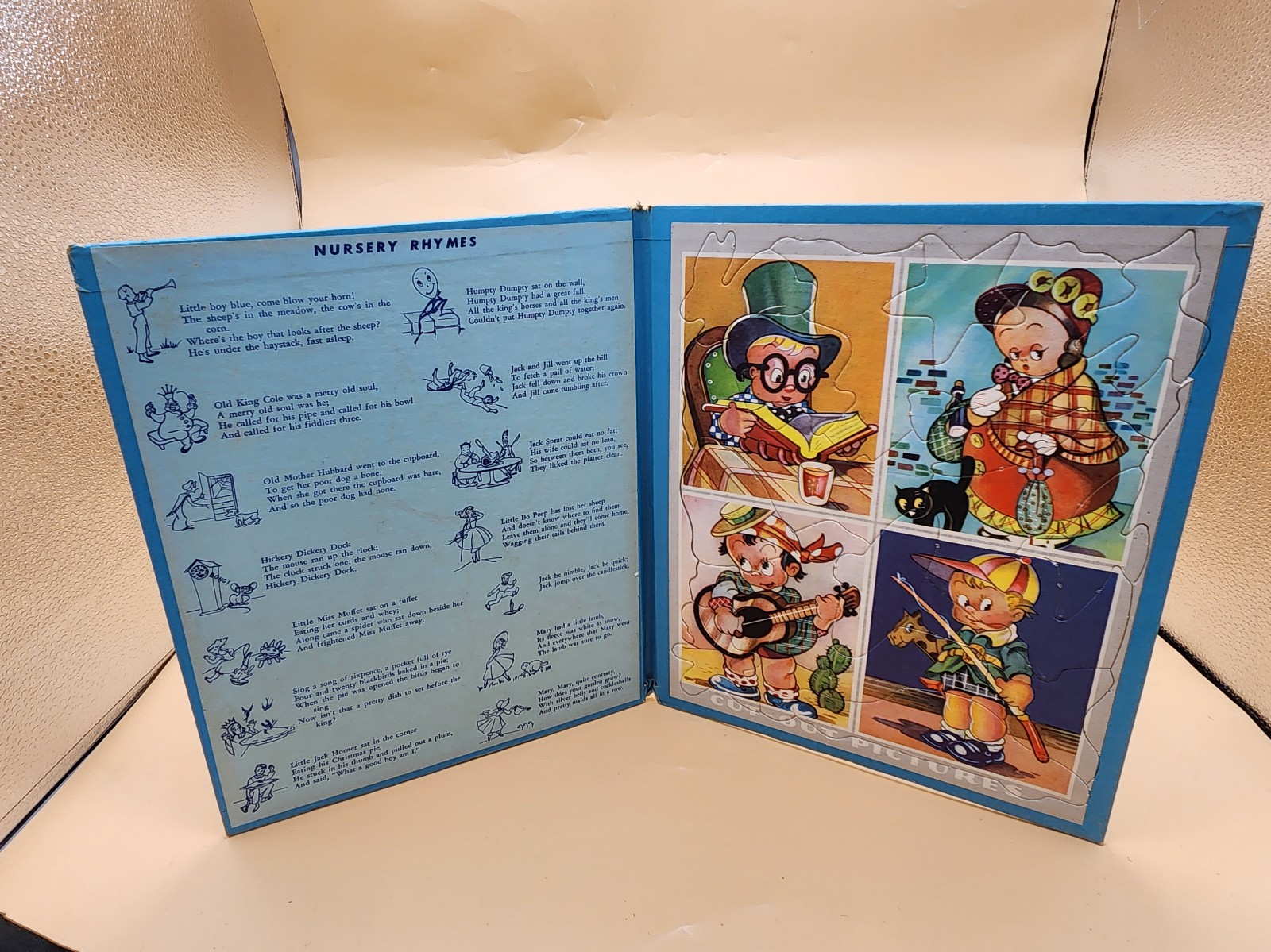 Vintage 1950's  Picture Puzzle Book #8102.   Hard To Find