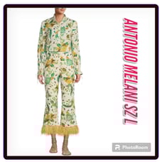 Antonio Paisley Floral Print Top and matching pants set
