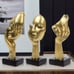 NEW Set of 3 Thinker Statues (Modern Home Resin Sculptures Collectible Figurines