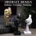 NEW Set of 3 Thinker Statues (Modern Home Resin Sculptures Collectible Figurines