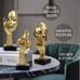 NEW Set of 3 Thinker Statues (Modern Home Resin Sculptures Collectible Figurines