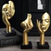 NEW Set of 3 Thinker Statues (Modern Home Resin Sculptures Collectible Figurines