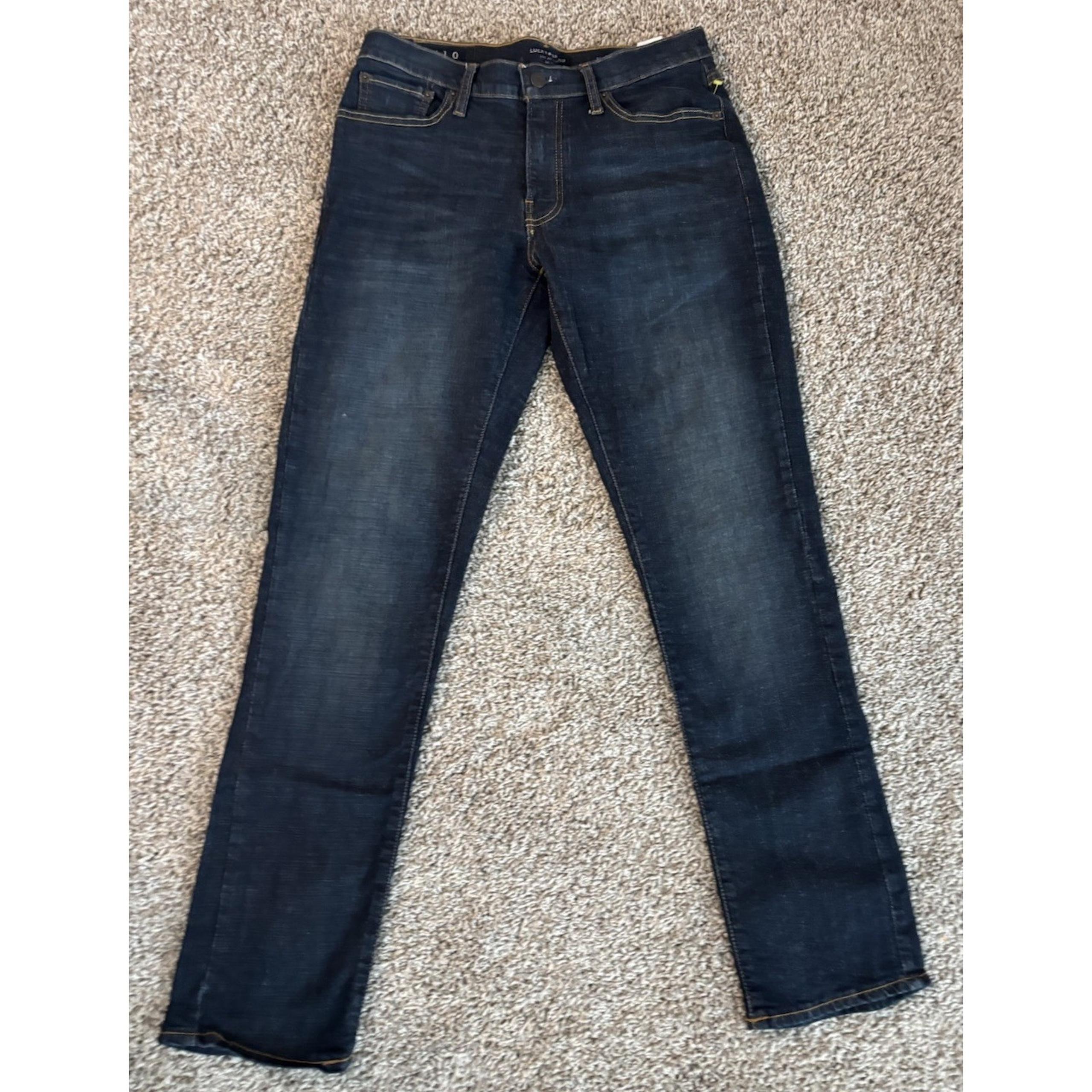Lucky Brand 410 Athletic Slim Jeans Men's 29x32 Blue Medium Wash Denim Pants