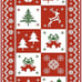 Christmas Runner Rug 2x5 Washable Rug for Entryway Hallway Kitchen Bedroom