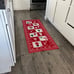 Christmas Runner Rug 2x5 Washable Rug for Entryway Hallway Kitchen Bedroom