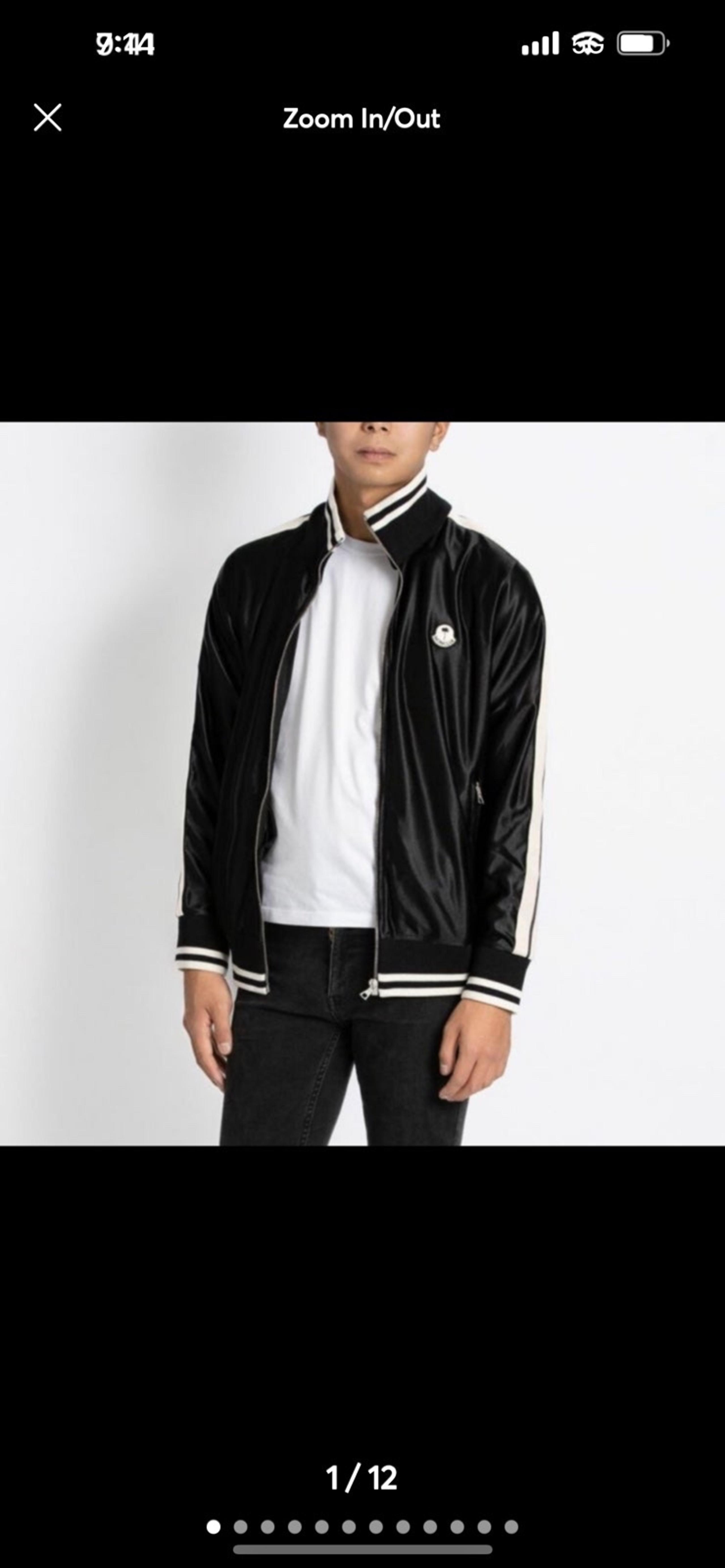 NWT MONCLER GENIUS Palm Angels Shiny Track Jacket