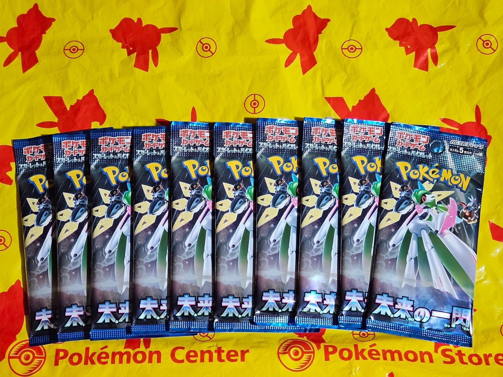 10X NEW SEALED PACKS JAPANESE POKEMON CARDS FUTURE FLASH SV4M