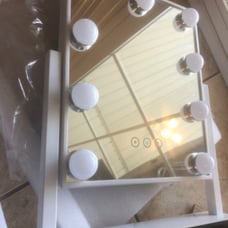 Nusvan Vanity Mirror with Lights,Makeup Mirror with Lights,3 Color Lighting Mode