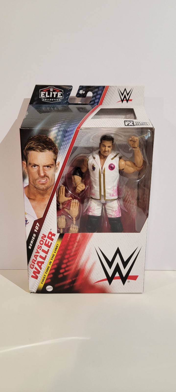 GRAYSON WALLER WWE ELITE SERIES 107 FIRST TIME IN THE LINE FIGURE