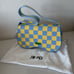 Becci Knitted Shoulder Bag - Blue & Yellow JW PEI