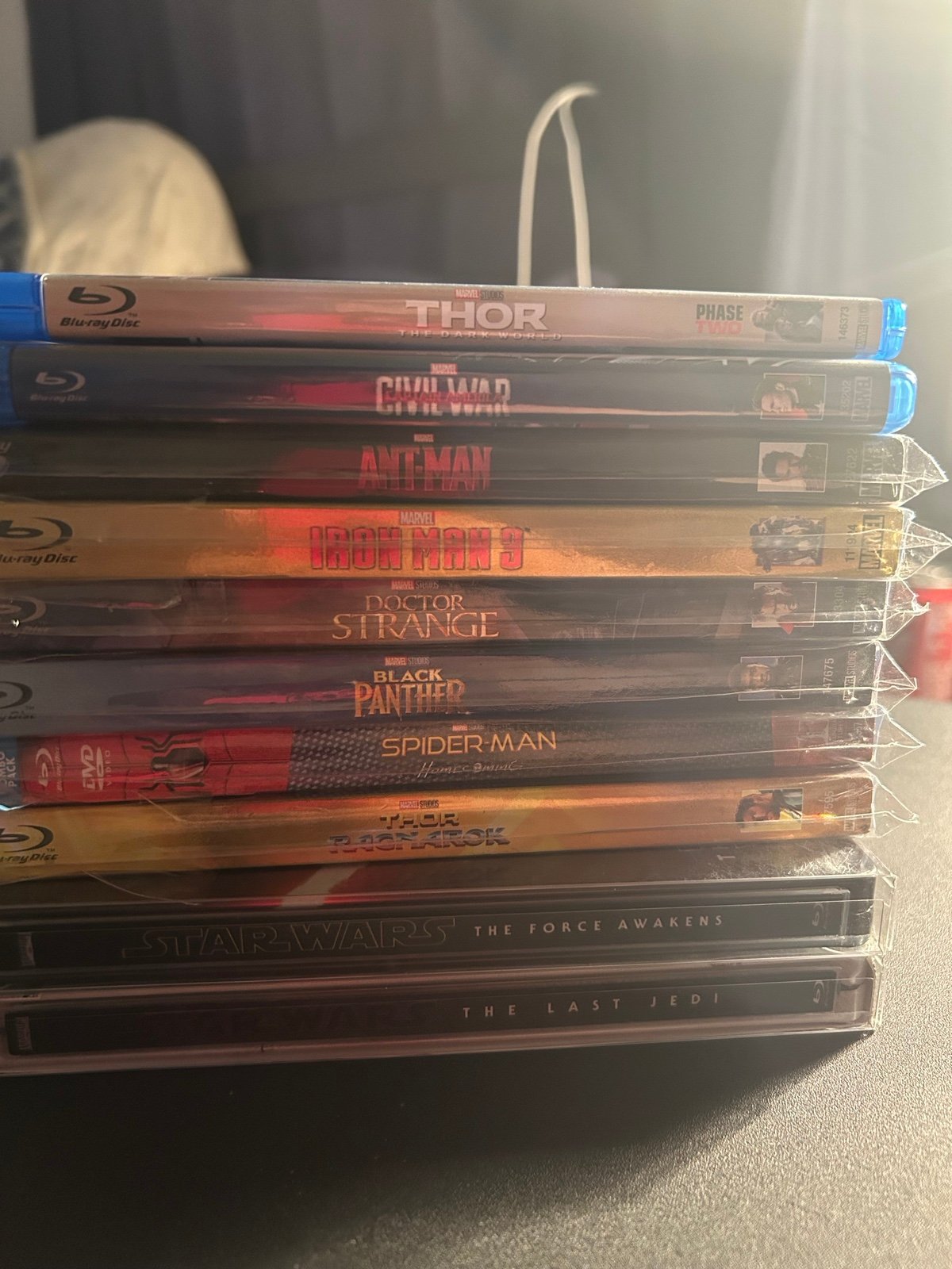 Star wars/ Marvel Bluray Lot