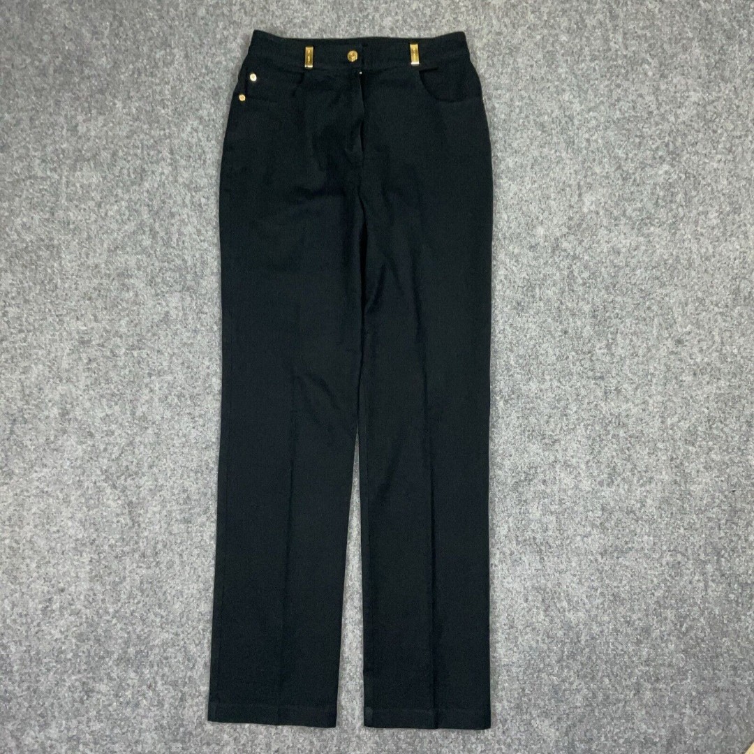 ST John Pants Womens Size 26 Black Chino Twill Casual