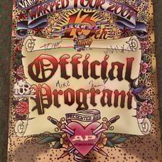 THE STARTING LINE KENNY VASOLI SIGNED AUTOGRAPHED WARPED TOUR 2007 PROGRAM