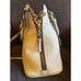 TORY BURCH ROBINSON SATCHEL Pebbled HANDBAG CROSSBODY Beige Excellent Condition