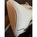 TORY BURCH ROBINSON SATCHEL Pebbled HANDBAG CROSSBODY Beige Excellent Condition