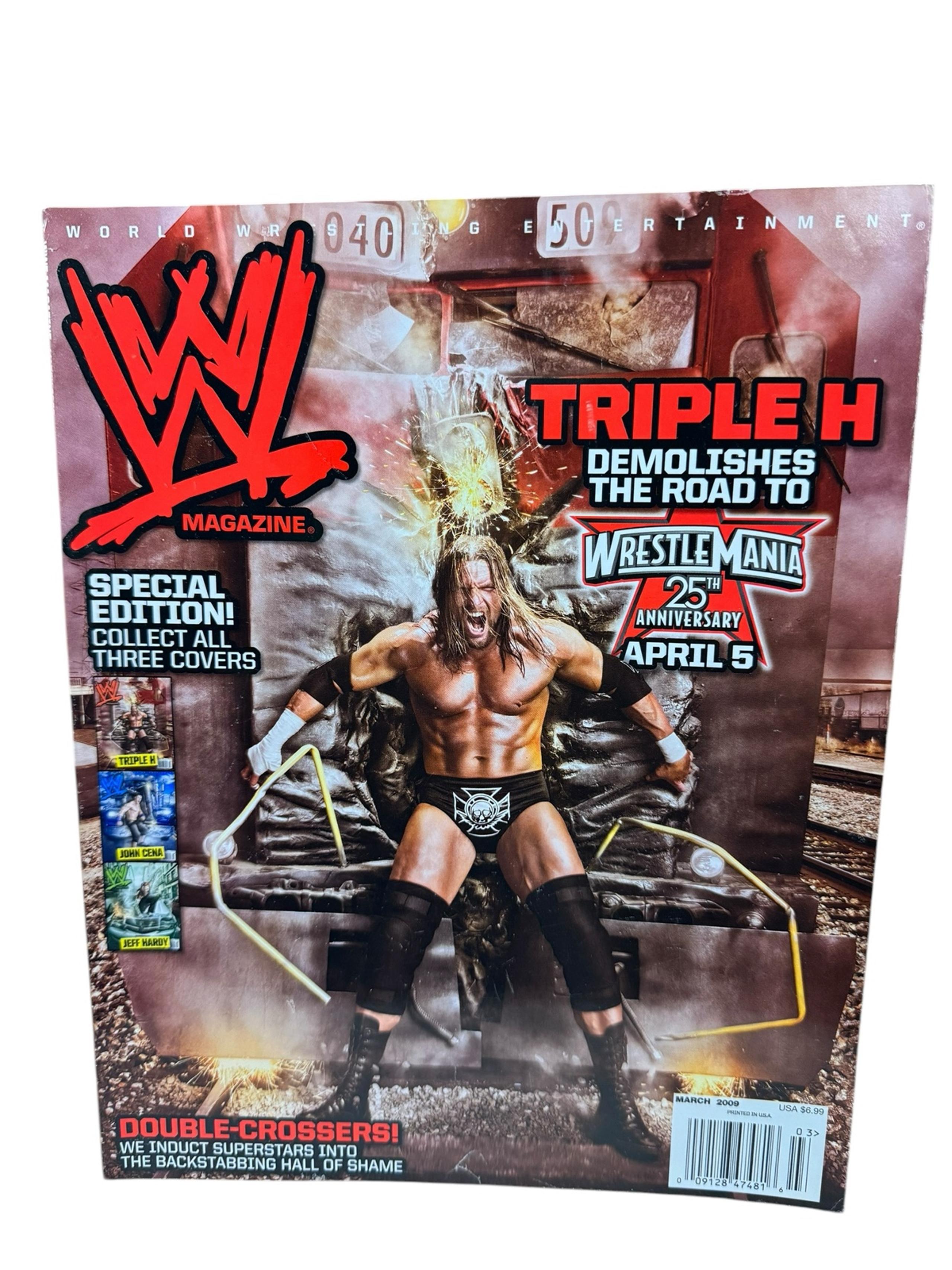 WWE Magazine March 2009 Triple H