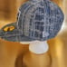 Las Vegas Raiders NFL New Era Super Bowl 28 Patch Denim Size 7 1/2 Fitted Hat