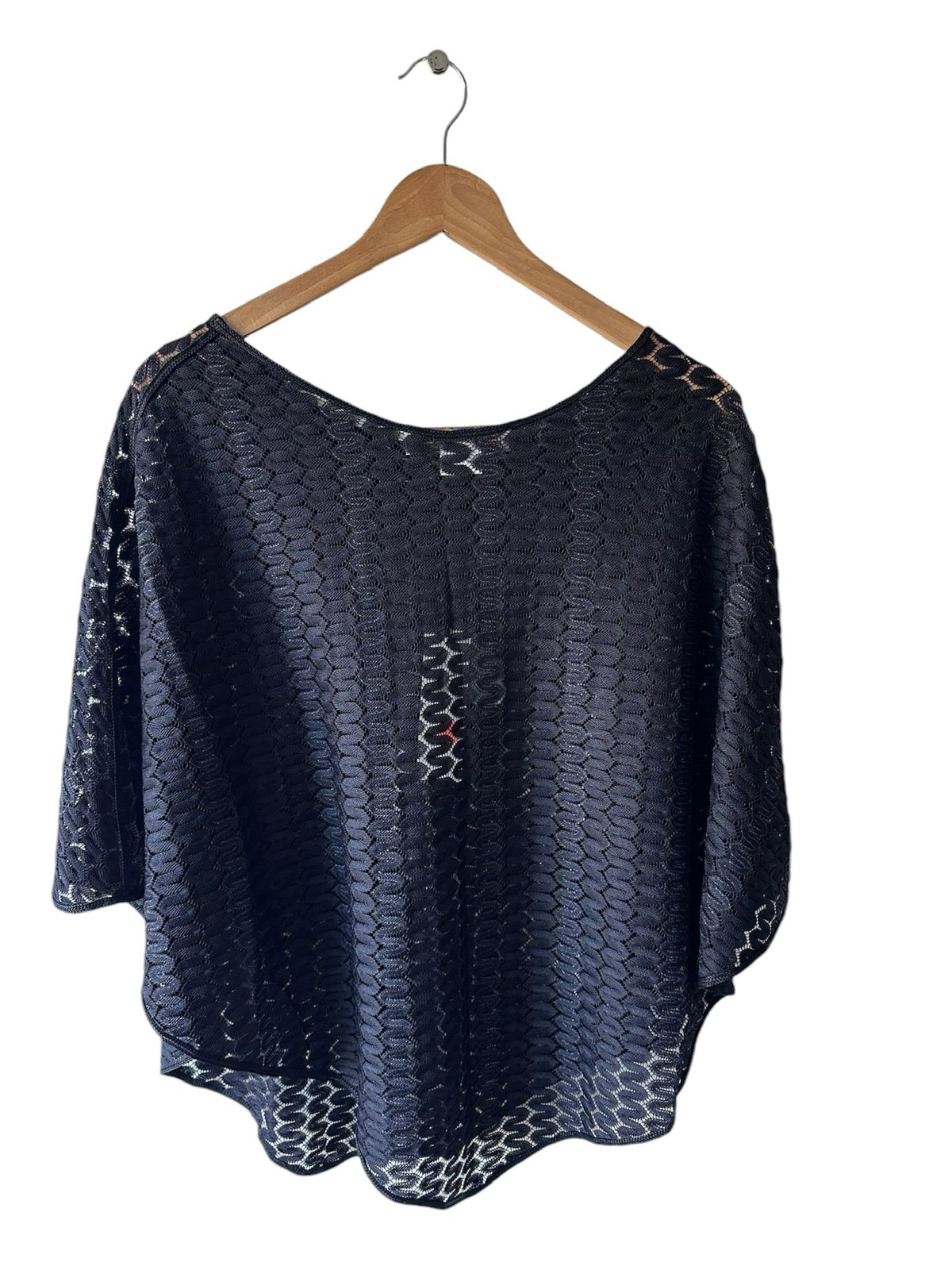 Black Moroccan Touch Poncho/CoverUp