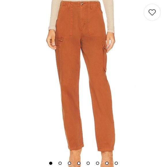 Pistola Classie Cargo High Rise Pants in Spicy Brown Size 32