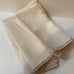 Vintage Set of 8 Napkins. Linen. Very Light Pink/ Peach Color